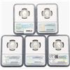 Image 2 : 2011-S [5] State Silver Quarters NGC PF70 UC, ER