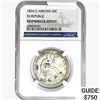 Image 1 : 1854-O Seated Lib. 50C NGC Shipwreck Effect SS REP. ARWS
