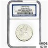 Image 1 : 1859-O Seated Lib. 50C NGC Shipwreck Effect SS REP.