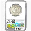 Image 2 : 1860-O Seated Lib. 50C NGC Shipwreck Effect SS REP.