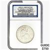 Image 1 : 1855-O Seated Lib. 50C NGC Shipwreck Effect SS REP. ARWS Inscribed
