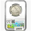 Image 2 : 1854-O Seated Lib. 50C NGC Shipwreck Effect SS REP. ARWS