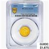 1852 $2.50 Gold Quarter Eagle PCGS AU55