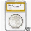 1880-O Morgan Silver Dollar PGA MS62+