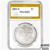 1883-O Morgan Silver Dollar PGA MS65