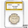 1935-S San Diego Half Dollar PGA MS67