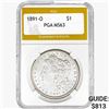 1891-O Morgan Silver Dollar PGA MS63