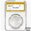 1884-CC Morgan Silver Dollar PGA MS64