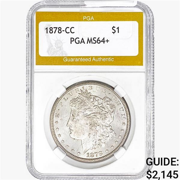 1878-CC Morgan Silver Dollar PGA MS64+