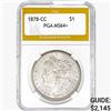 Image 1 : 1878-CC Morgan Silver Dollar PGA MS64+