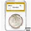 1885-S Morgan Silver Dollar PGA MS63