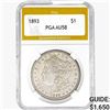 1893 Morgan Silver Dollar PGA AU58
