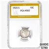 1925-S Mercury Silver Dime PGA MS62