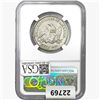 Image 2 : 1857 Seated Lib. 50C NGC Shipwreck Effect SS REP.