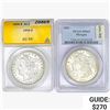 Image 1 : 1896&1921 [2] Morgan Silver Dollar ANACS/PCGS AU/MS