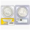 Image 2 : 1896&1921 [2] Morgan Silver Dollar ANACS/PCGS AU/MS