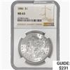 1886 Morgan Silver Dollar NGC MS63