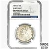 1860-O Seated Lib. 50C NGC Shipwreck Effect SS REP.