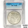 1926-D Silver Peace Dollar ICG AU58