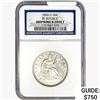1859-O Seated Lib. 50C NGC Shipwreck Effect SS REP.