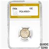 Image 1 : 1906 Barber Dime PGA MS63+