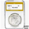 1887-S Morgan Silver Dollar PGA MS62