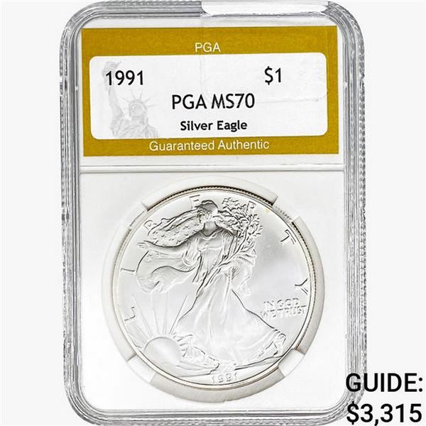 1991 Silver Eagle PGA MS70