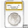 1879-S Morgan Silver Dollar PGA MS62+ PL REV 78