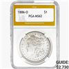 1886-O Morgan Silver Dollar PGA MS62