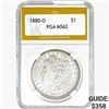 1880-O Morgan Silver Dollar PGA MS62
