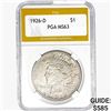 1926-D Silver Peace Dollar PGA MS63