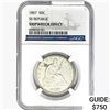 1857 Seated Lib. 50C NGC Shipwreck Effect SS REP.