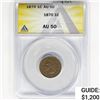 1870 Indian Head Cent ANACS AU50