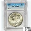 Image 1 : 1921 Silver Peace Dollar ICG MS62
