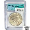1923-D Silver Peace Dollar ICG MS61