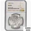 1923-D Silver Peace Dollar NGC AU58