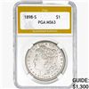 1898-S Morgan Silver Dollar PGA MS63