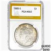 1885-S Morgan Silver Dollar PGA MS63