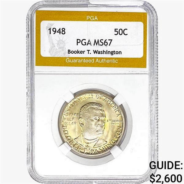 1948 Booker T Half Dollar PGA MS67