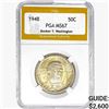 Image 1 : 1948 Booker T Half Dollar PGA MS67