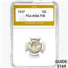 1937 Mercury Silver Dime PGA MS66 FSB