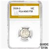 1939-D Mercury Silver Dime PGA MS65 FSB