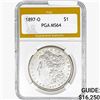 1897-O Morgan Silver Dollar PGA MS64