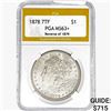 1878 Morgan Silver Dollar PGA MS63+ REV 79