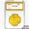 1922-S $20 Gold Double Eagle PGA MS67
