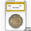 1876 Silver Trade Dollar PGA MS65+