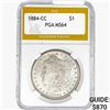 1884-CC Morgan Silver Dollar PGA MS64