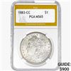 1883-CC Morgan Silver Dollar PGA MS65