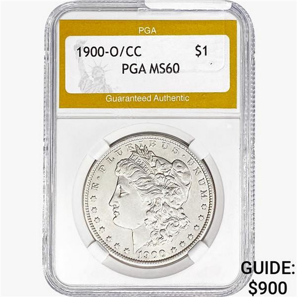 1900-O/CC Morgan Silver Dollar PGA MS60