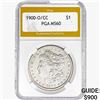 Image 1 : 1900-O/CC Morgan Silver Dollar PGA MS60